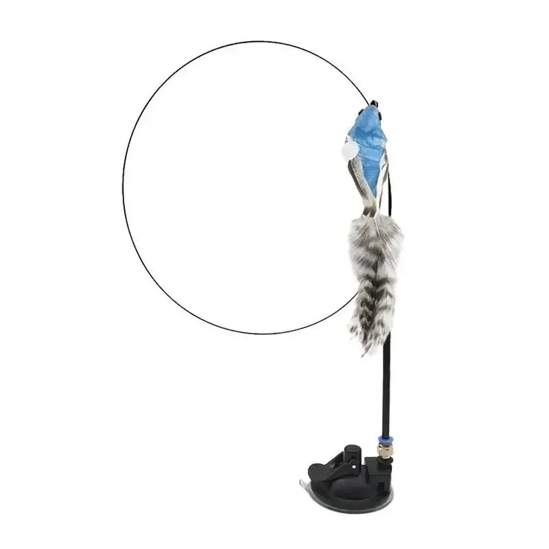 Interactive Cat Bird Toy – Handheld & Suction Cup Options