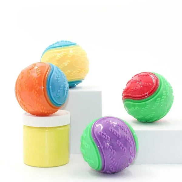 Teeth-Cleaning Squeaky Balls for Dogs (6-Pack)