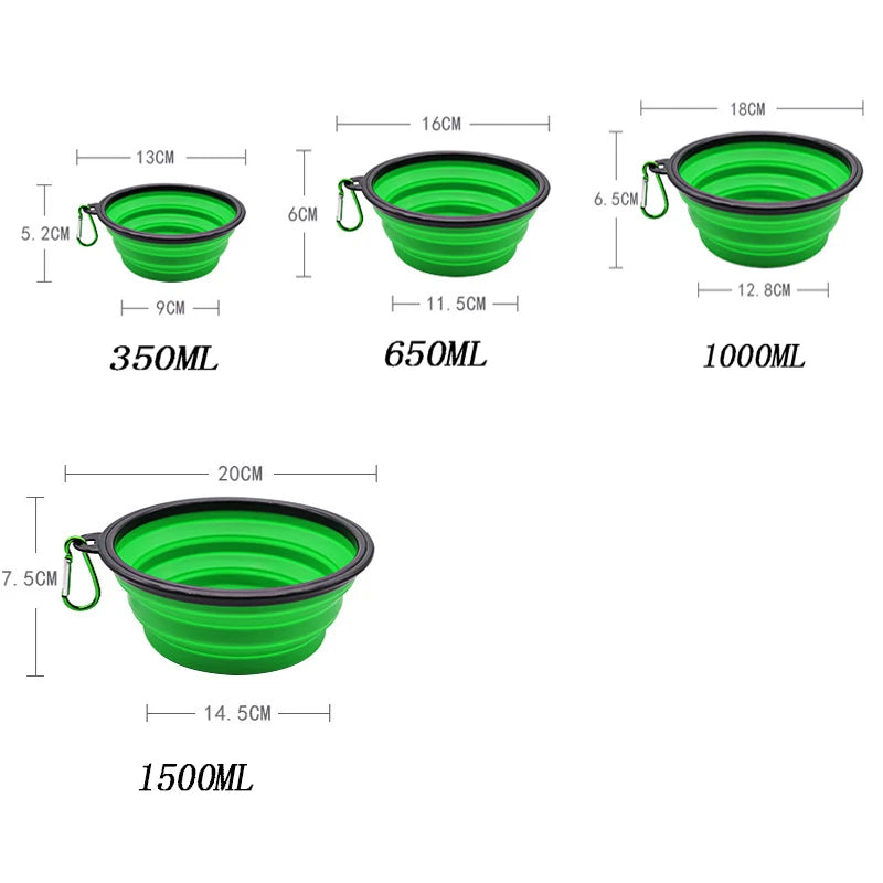 Portable 2-in-1 Pet Travel Bowl