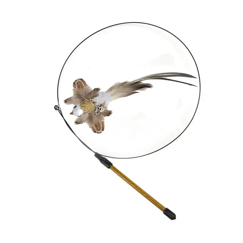 Interactive Cat Bird Toy – Handheld & Suction Cup Options