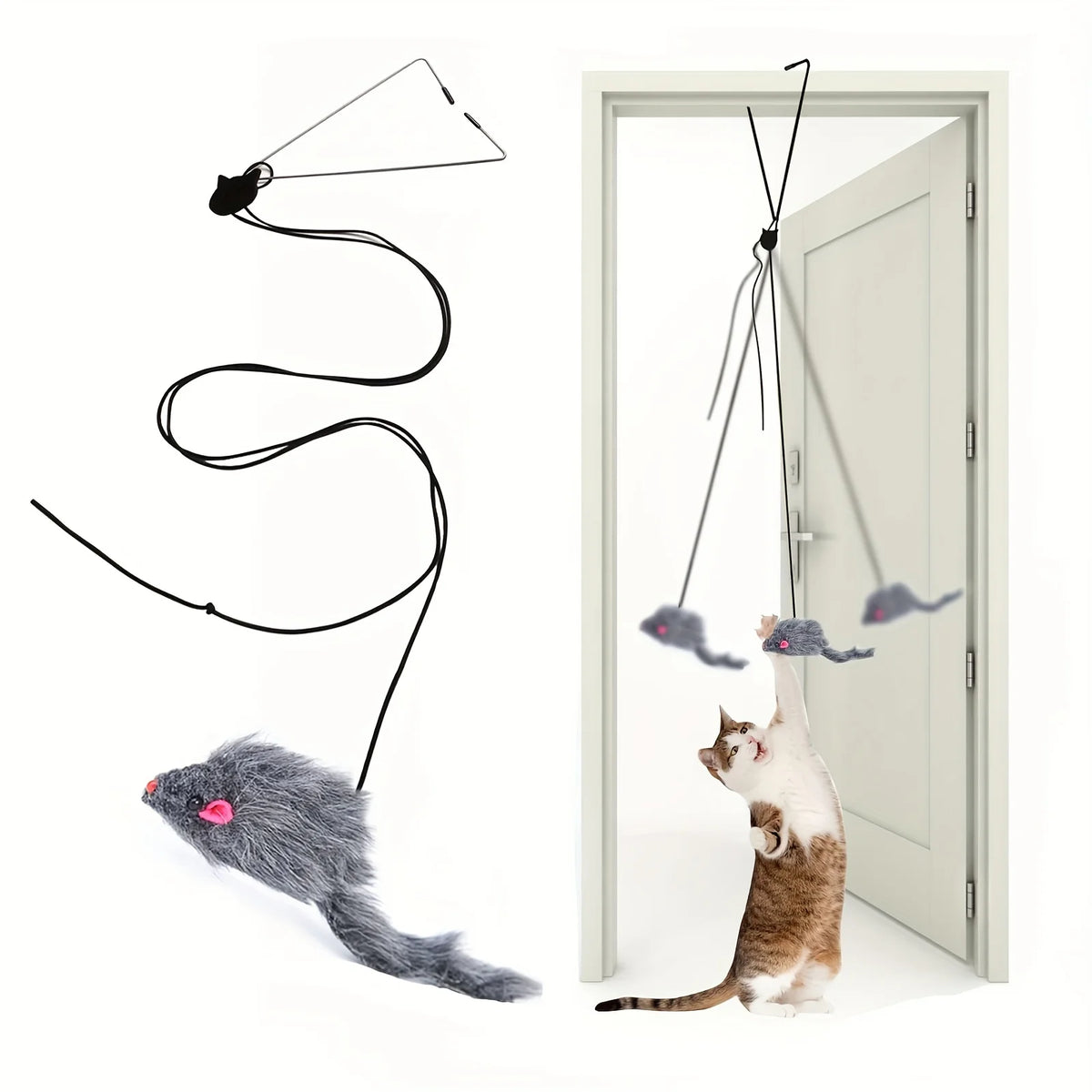 Interactive Door Hanging Cat Toy