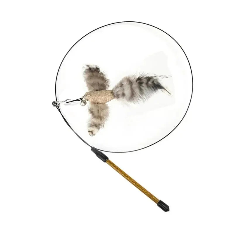 Interactive Cat Bird Toy – Handheld & Suction Cup Options