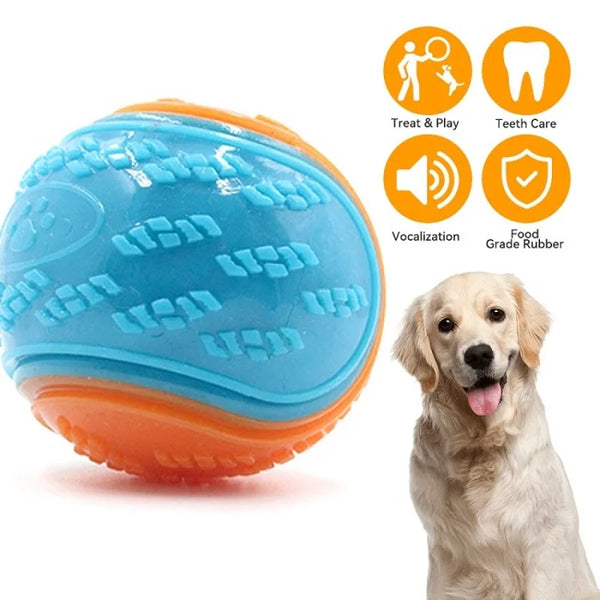 Teeth-Cleaning Squeaky Balls for Dogs (6-Pack)