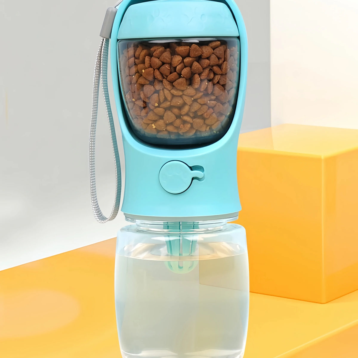 2-in-1 Portable Dog Water Bottle & Food Container