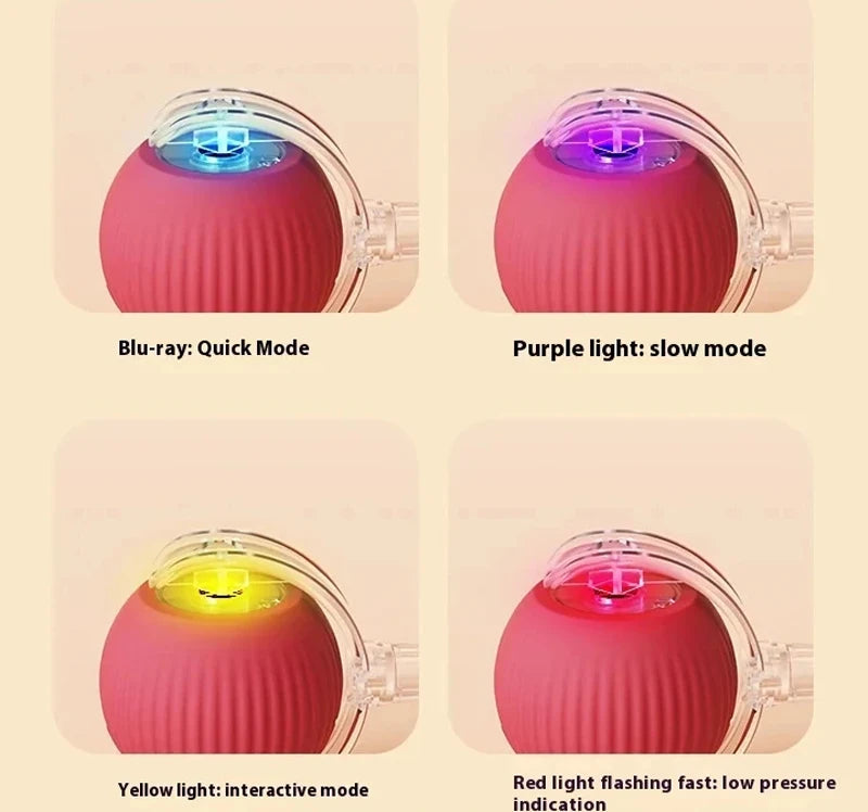 Interactive Cat Teaser Ball – With Flexible Tail