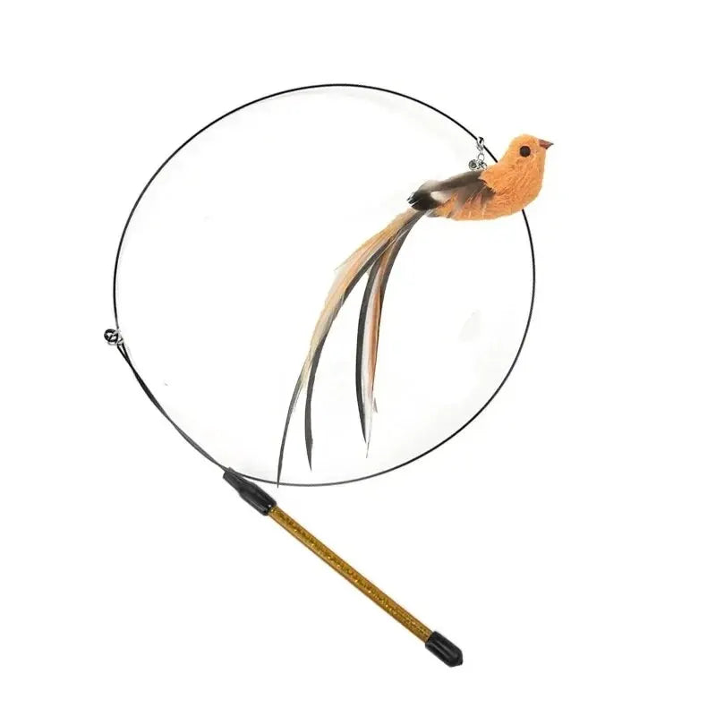 Interactive Cat Bird Toy – Handheld & Suction Cup Options