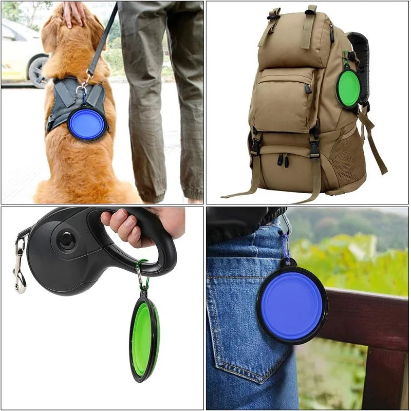 Portable 2-in-1 Pet Travel Bowl